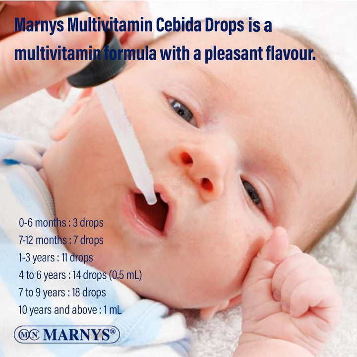 Marnys Cebida Vitamin Drops 30 mL - Easy Pharmacy LLC
