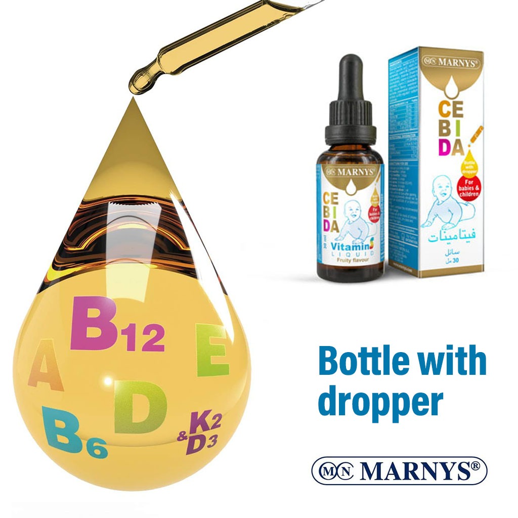 Marnys Cebida Vitamin Drops 30 mL - Easy Pharmacy LLC