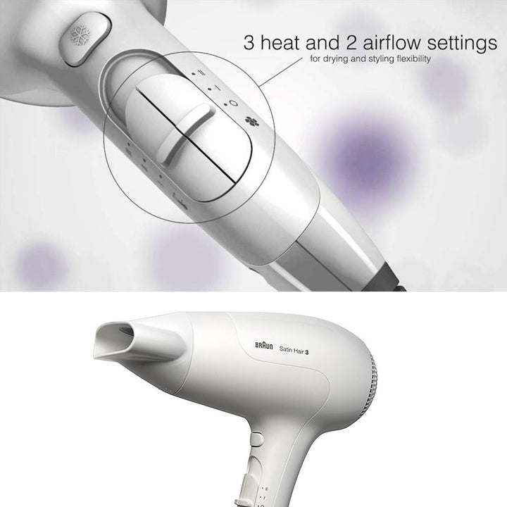 Braun Satin Hair 3 Dryer HD380 - Easy Pharmacy LLC