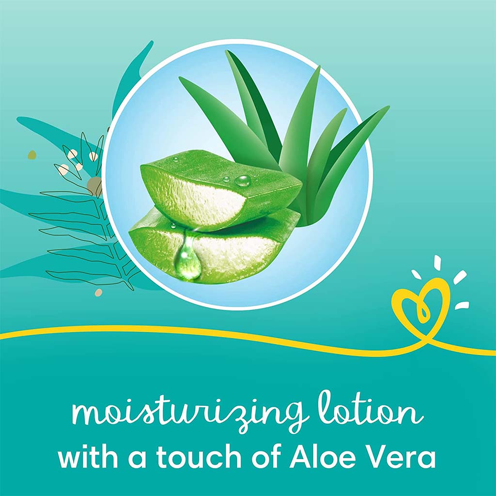 Pampers Baby-Dry Baby Diapers With Aloe Vera, Size 4, 9-14Kg, Pack of 16's - Easy Pharmacy LLC