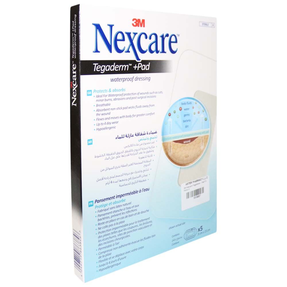 3M Nexcare Tegaderm + Pad 5's TP0915 - Easy Pharmacy LLC