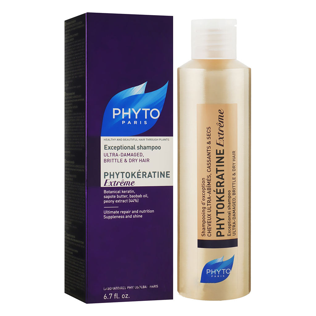 Phyto Phytokeratine Extreme Exceptional Shampoo For Damaged, Brittle & Dry Hair 200ml - Easy Pharmacy LLC