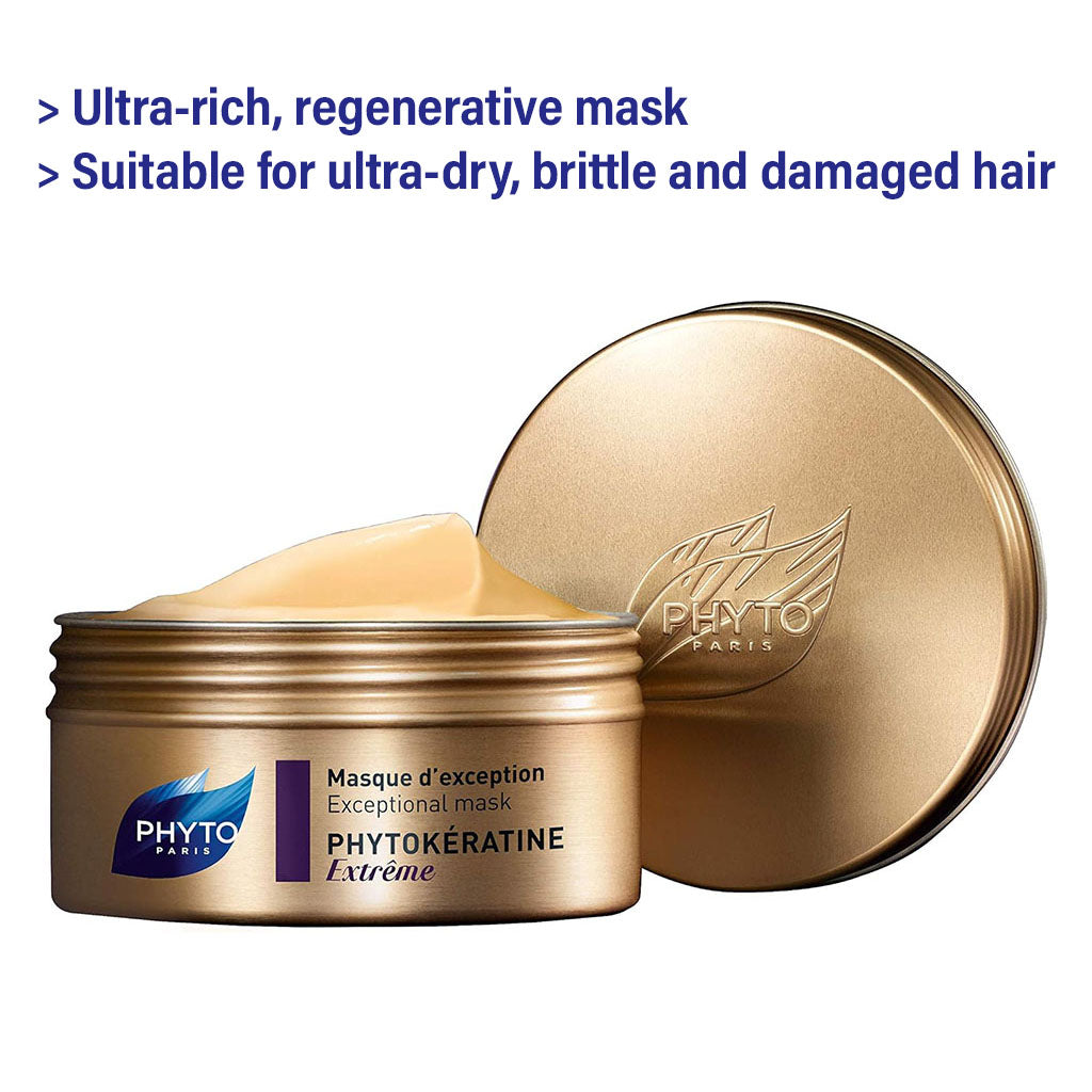 Phyto Phytokeratine Extreme Exceptional Repair Mask For Damaged, Brittle & Dry Hair 200ml - Easy Pharmacy LLC