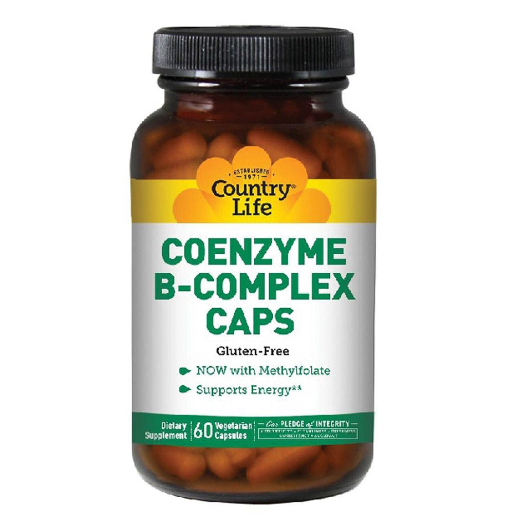 Country Life Coenzyme B-Complex Multivitamin Capsules For Energy, Pack of 60's - Easy Pharmacy LLC