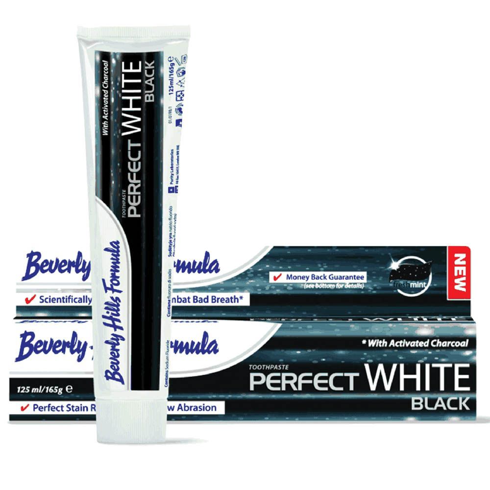 Beverly Hills Formula Perfect White Black Toothpaste 125 mL, 165 g - Easy Pharmacy LLC