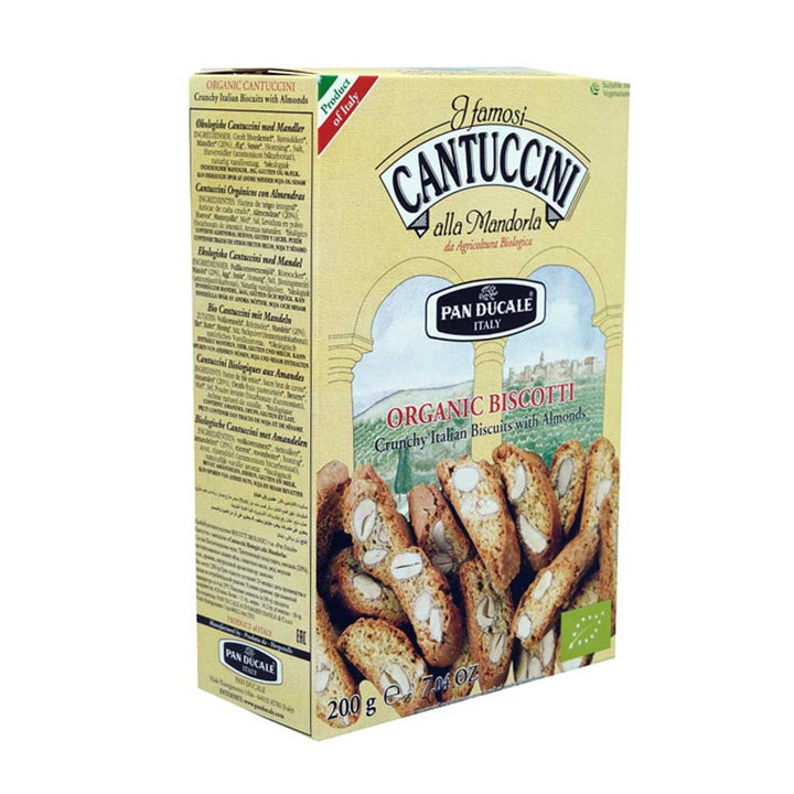 Panducale 100% Organic Cantuccini Biscuits With Almonds 200 g - Easy Pharmacy LLC