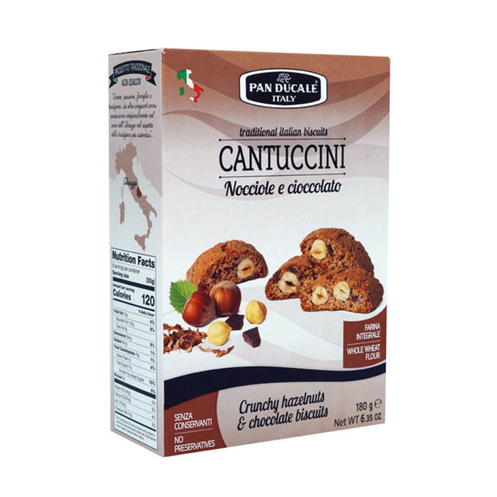 Panducale Crunchy Hazel Nut & Chocolate Biscuits 180 g - Easy Pharmacy LLC