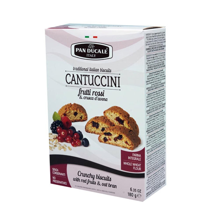 Panducale Crunchy Red Fruits & Oat Bran Biscuits 180 g - Easy Pharmacy LLC