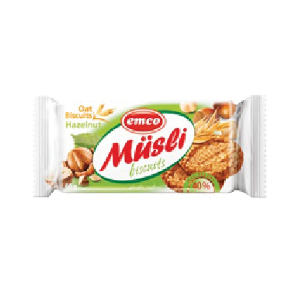 Emco Musli Biscuits Hazelnut 60 g - Easy Pharmacy LLC