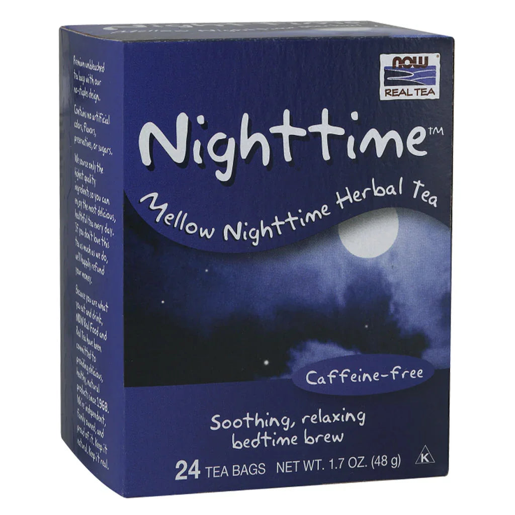 Now Night Time Herbal Tea For Soothing & Relaxing Sleep Support, Pack of 24's - Easy Pharmacy LLC