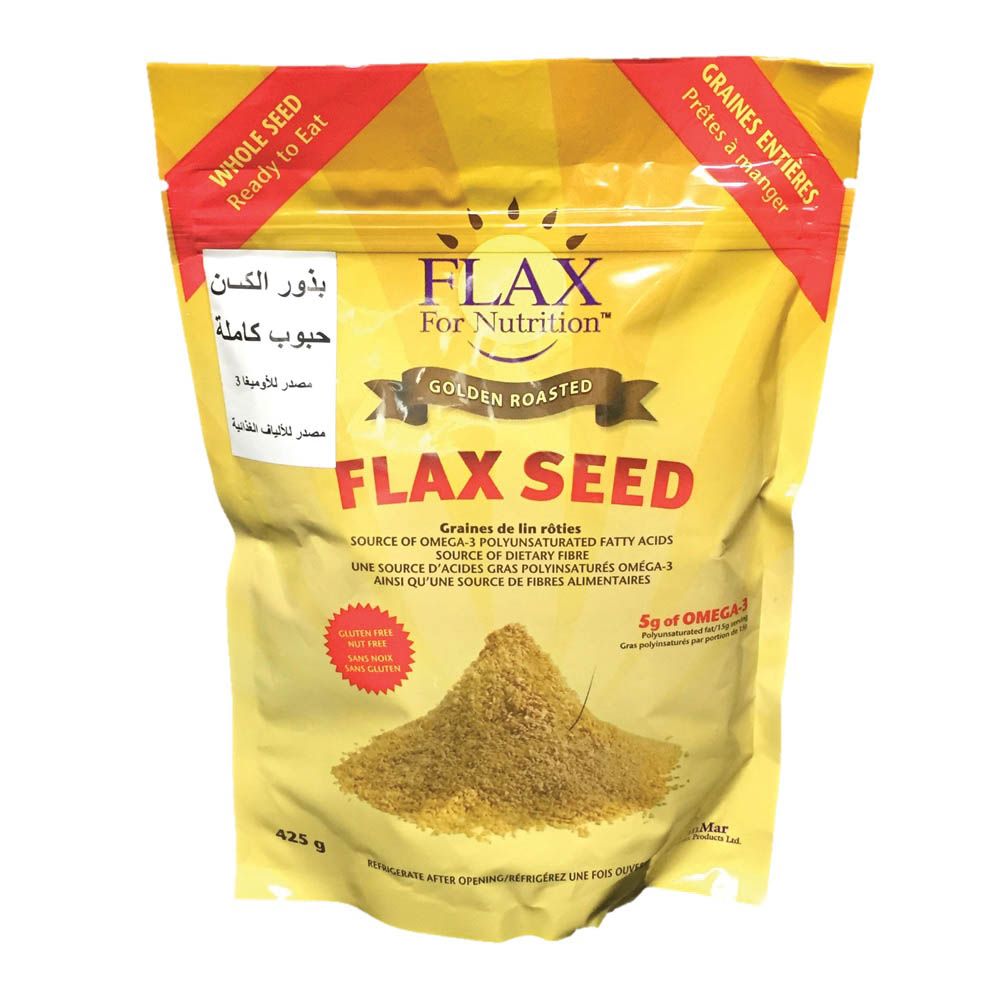 Canmar Golden Roasted Flaxseed 425 g - Easy Pharmacy LLC