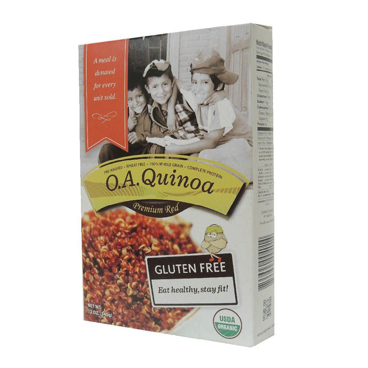 O.A.Q Organic 100 % Premium Red Quinoa 340 g - Easy Pharmacy LLC