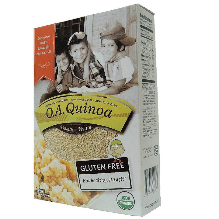 O.A.Q Organic 100 % Premium White Quinoa 909 g - Easy Pharmacy LLC