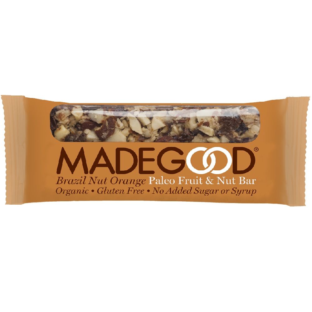 Made Good Brazil Nut Orange Raw Fruit & Nut Bar 36 g - Easy Pharmacy LLC