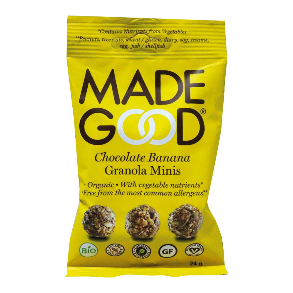 Made Good Chocolate Banana Muesli Minis Pouch 24 g - Easy Pharmacy LLC