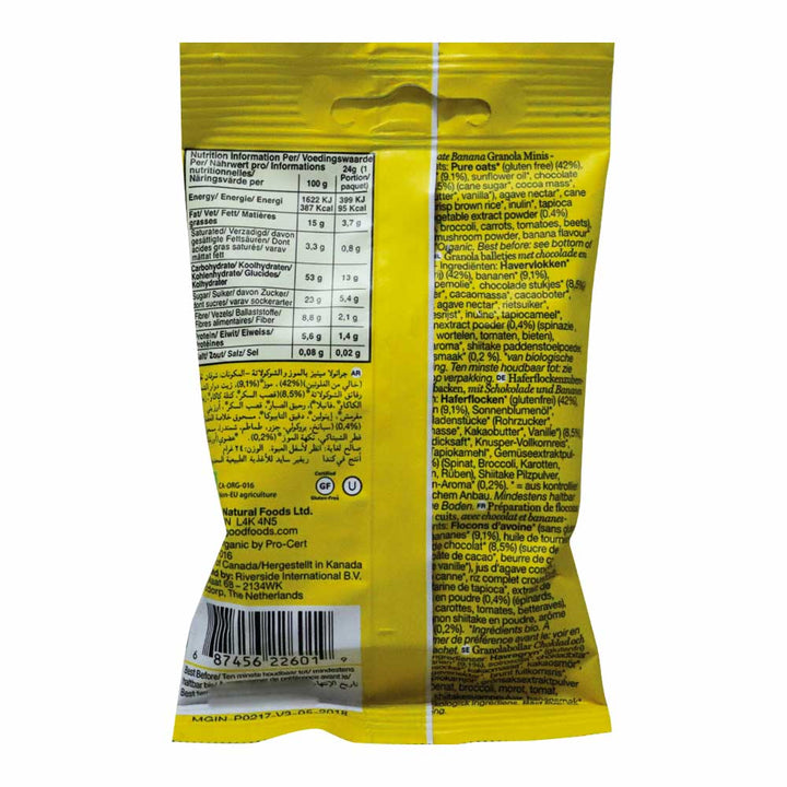 Made Good Chocolate Banana Muesli Minis Pouch 24 g - Easy Pharmacy LLC