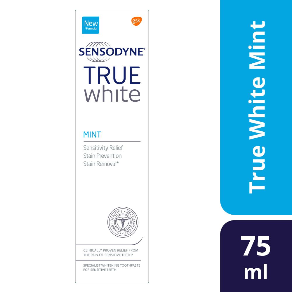 Sensodyne True White Mint Toothpaste 75 mL - Easy Pharmacy LLC