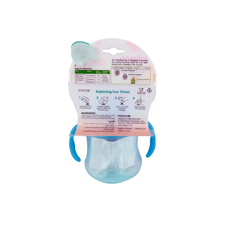 Pigeon Mag Mag Straw Cup Sky Blue 200 mL - Easy Pharmacy LLC