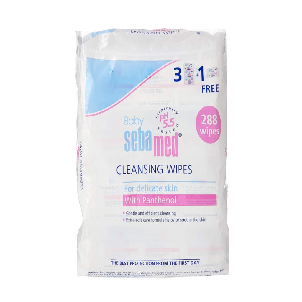 Sebamed Baby Wet Wipes 72's 3+1 Promo - Easy Pharmacy LLC