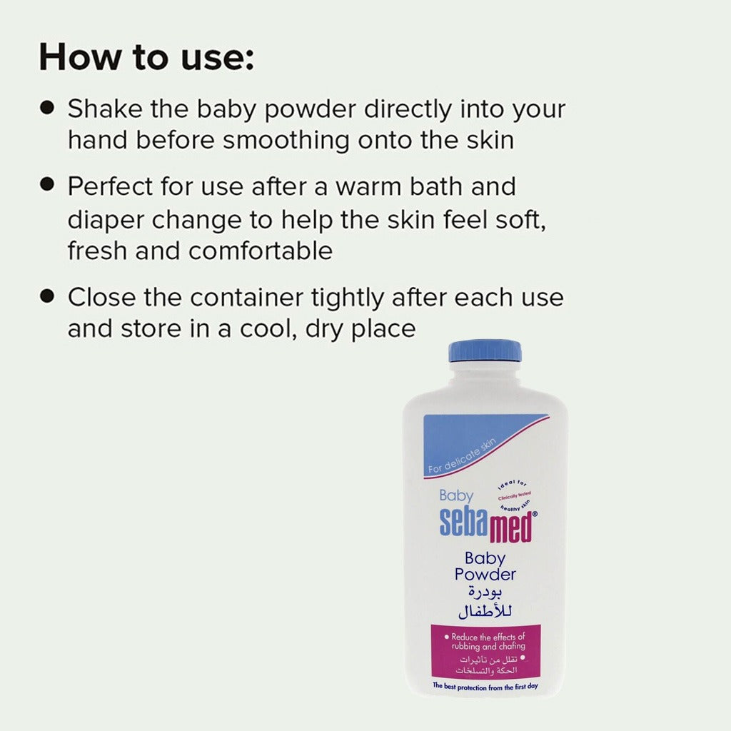 Sebamed Baby Powder 400 g - Easy Pharmacy LLC