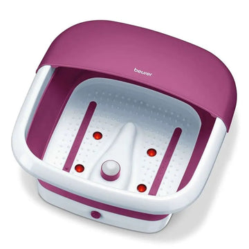Beurer FB30 Foot Spa Foot Bath Massager With Vibration And Bubble Massage Foldable Space Saving Design