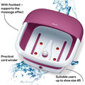 Beurer FB30 Foot Spa Foot Bath Massager With Vibration And Bubble Massage Foldable Space Saving Design