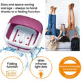 Beurer FB30 Foot Spa Foot Bath Massager With Vibration And Bubble Massage Foldable Space Saving Design