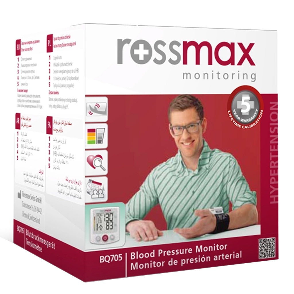 Rossmax BQ705 Deluxe Automatic Wrist Blood Pressure Monitor - Easy Pharmacy LLC