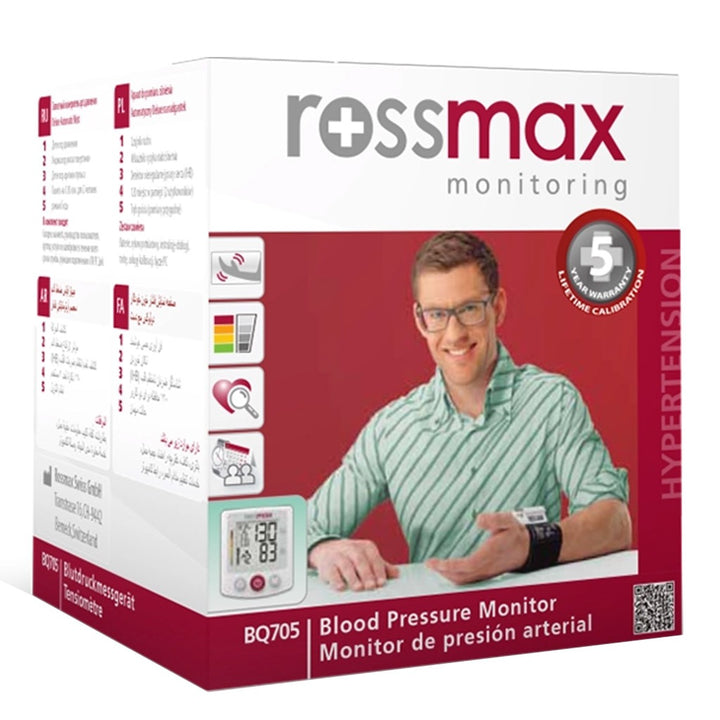 Rossmax BQ705 Deluxe Automatic Wrist Blood Pressure Monitor - Easy Pharmacy LLC