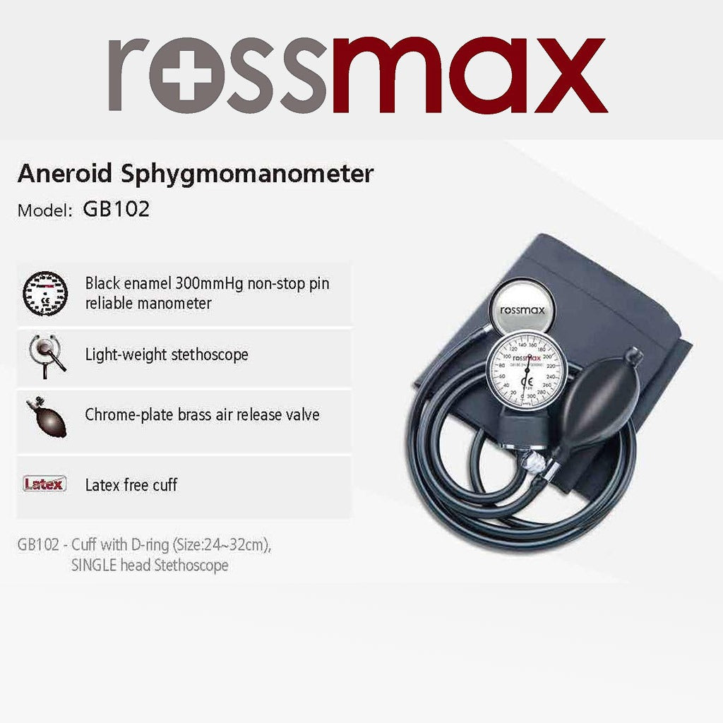 Rossmax Aneroid Sphygmomanometer GB102 - Easy Pharmacy LLC