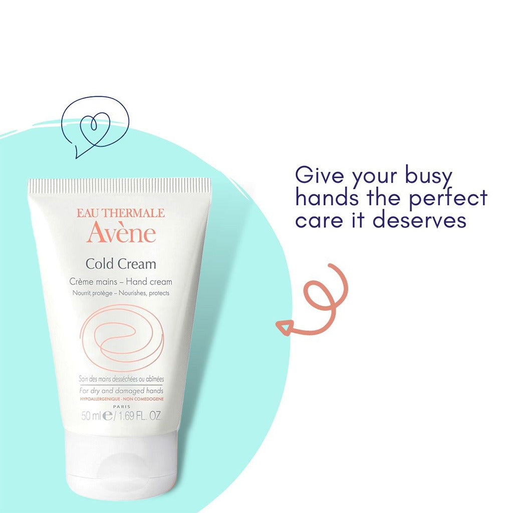 Avene Cold Cream Hand Cream For Dry Hands 50ml - Easy Pharmacy LLC