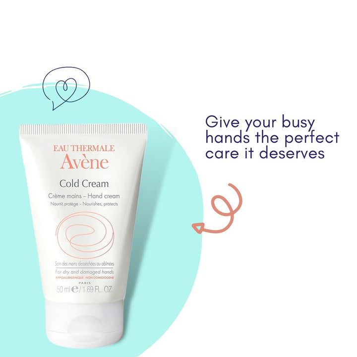 Avene Cold Cream Hand Cream For Dry Hands 50ml - Easy Pharmacy LLC
