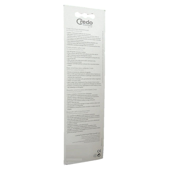 Credo Solingen Ceramic Callus Rasp Apricot Blister 03910 - Easy Pharmacy LLC