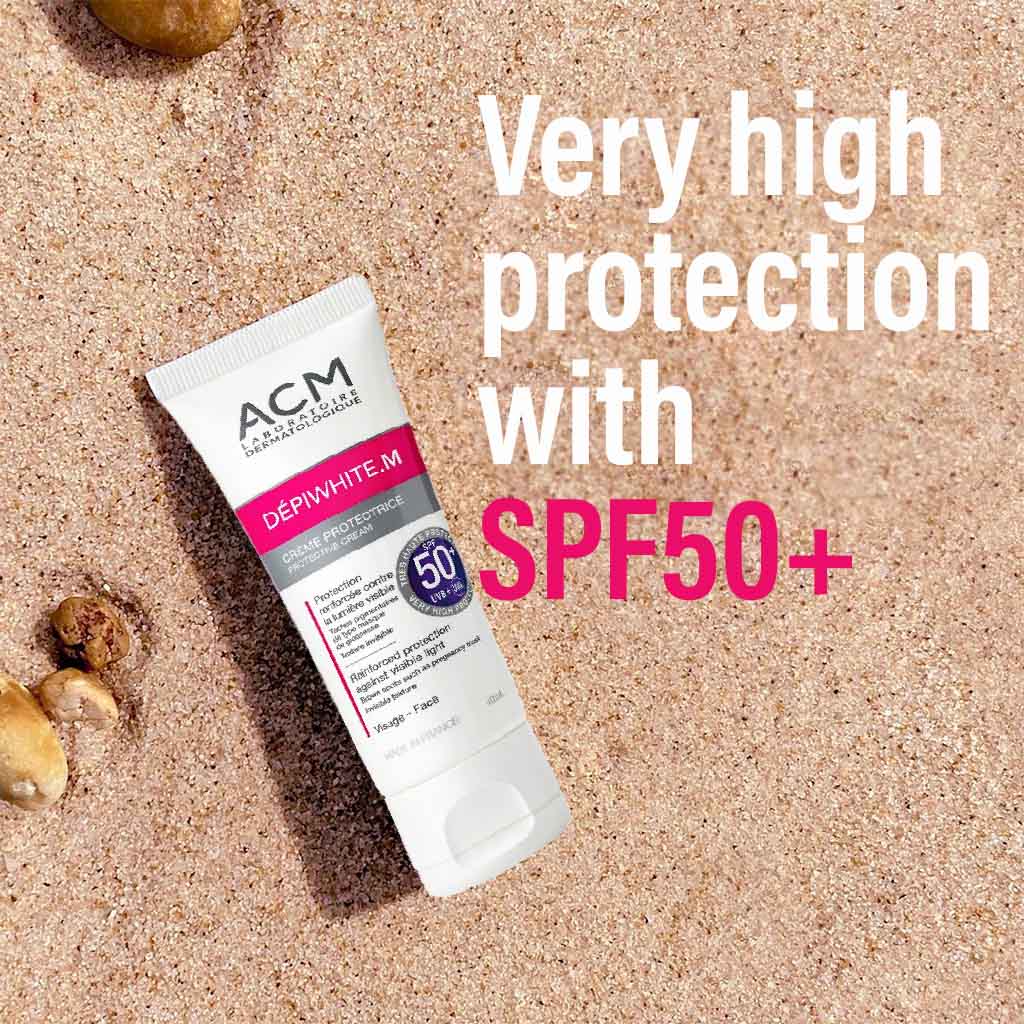 ACM Depiwhite M SPF50+ Face Sunscreen Cream With UVA + UVB + Blue light Protection 40ml - Easy Pharmacy LLC