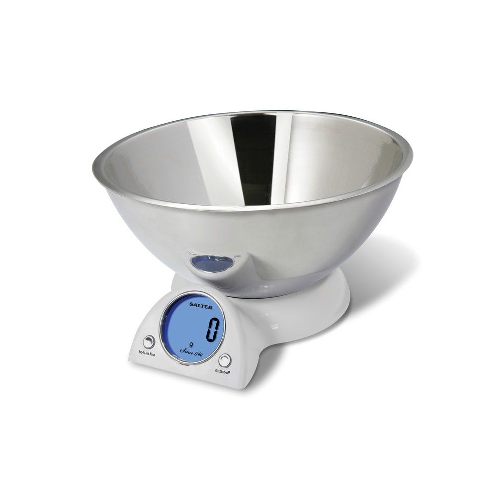 Salter Mixing Bowl Kitchen Scale White 1060 - Easy Pharmacy LLC