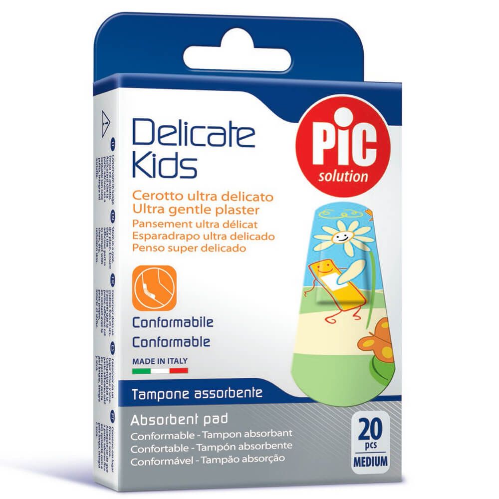 Pic Delicate Kids Medium Plaster 20's - Easy Pharmacy LLC