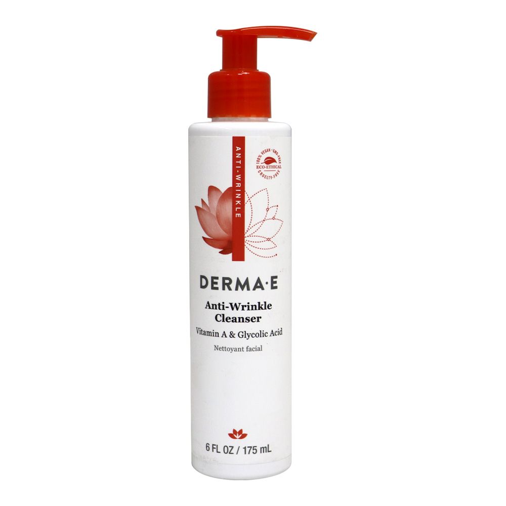 Derma E Anti-Wrinkle Vitamin A Glycolic Cleanser 175 mL - Easy Pharmacy LLC