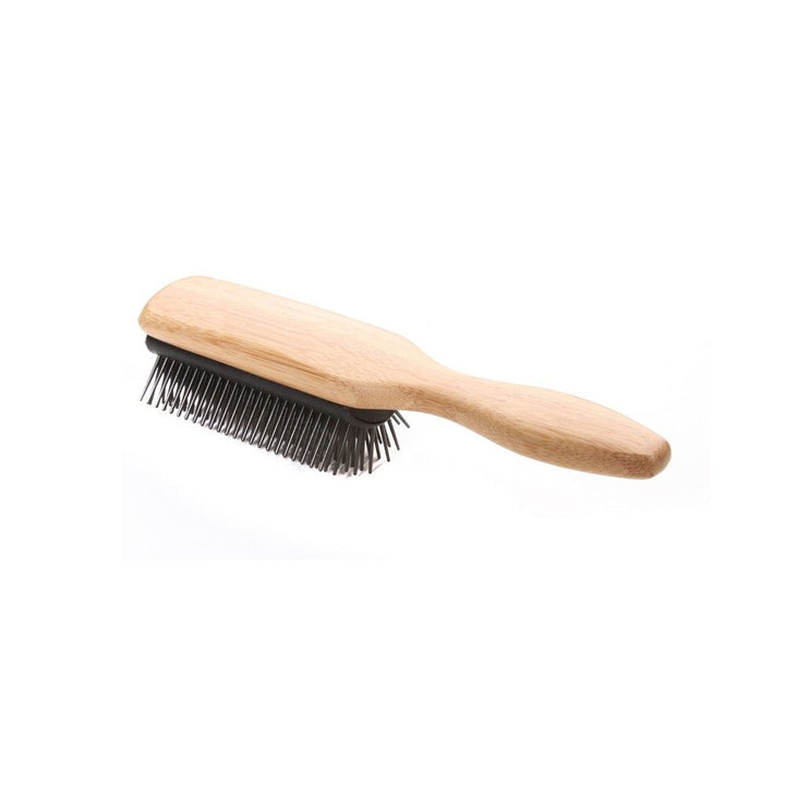 Bass 9 Row Nylon Bristles Solid Bamboo Styler Brush 201 - Easy Pharmacy LLC