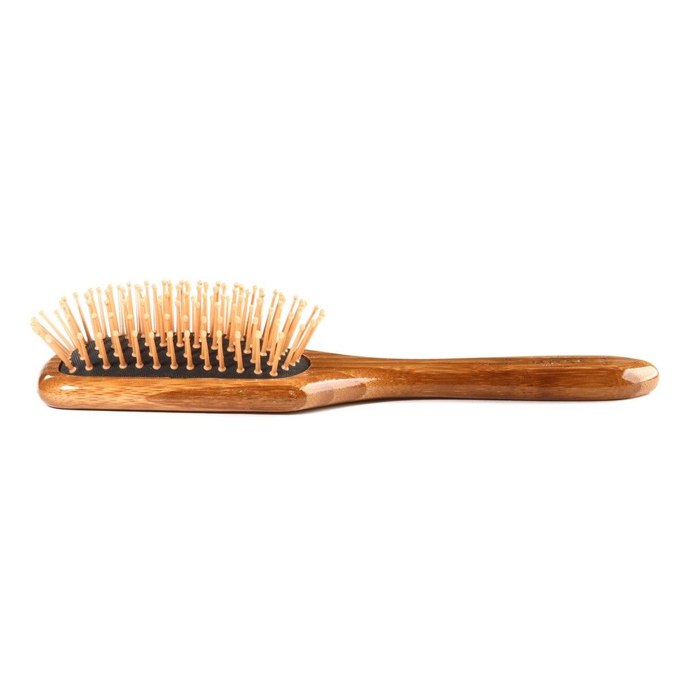 Bass Small Square Paddle Nylon Bristles Wood Handle Brush SPB - Easy Pharmacy LLC