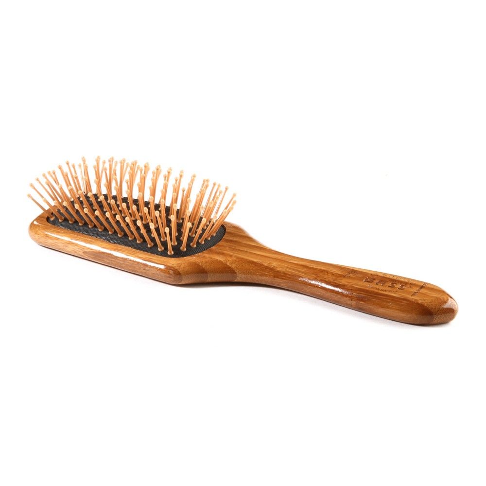 Bass Small Square Paddle Nylon Bristles Wood Handle Brush SPB - Easy Pharmacy LLC