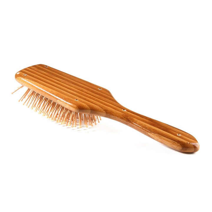 Bass Small Square Paddle Nylon Bristles Wood Handle Brush SPB - Easy Pharmacy LLC