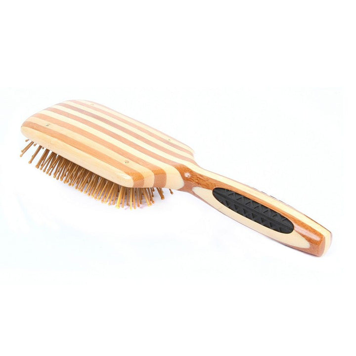 Bass Large Square Paddle Nylon Bristles Wood Handle Brush LPBW - Easy Pharmacy LLC