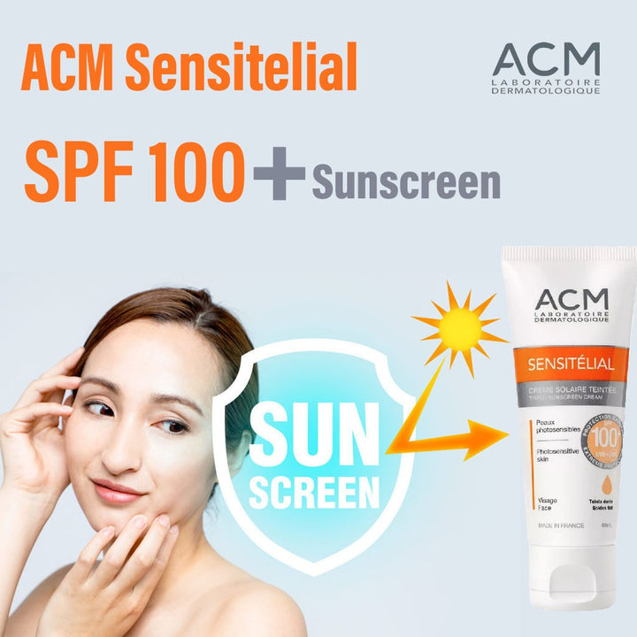 ACM Sensitelial Golden Tint SPF100 Sunscreen Cream 40ml - Easy Pharmacy LLC
