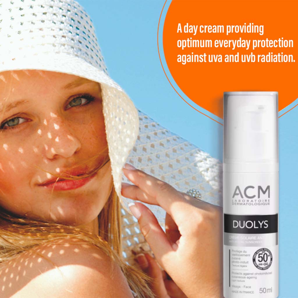 ACM Duolys Anti-Ageing Facial Sunscreen SPF50+ With UVA/UVB Protection 50ml - Easy Pharmacy LLC