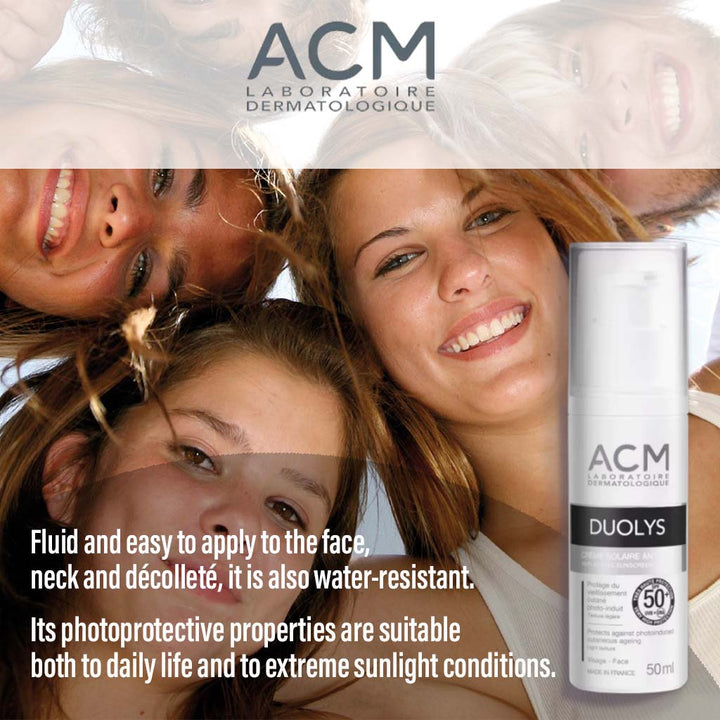 ACM Duolys Anti-Ageing Facial Sunscreen SPF50+ With UVA/UVB Protection 50ml - Easy Pharmacy LLC