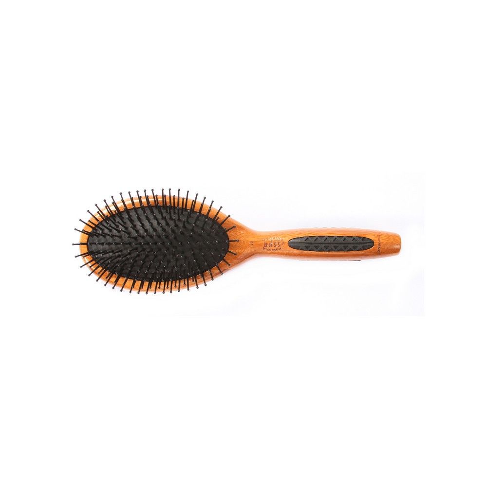 Bass Large Oval Nylon Bristles Wood Handle Brush 22 - Easy Pharmacy LLC