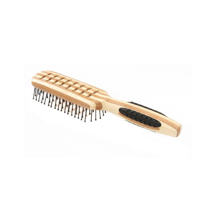 Bass Large Wood Vent Nylon Bristles Rubber Grip Brush 701 - Easy Pharmacy LLC