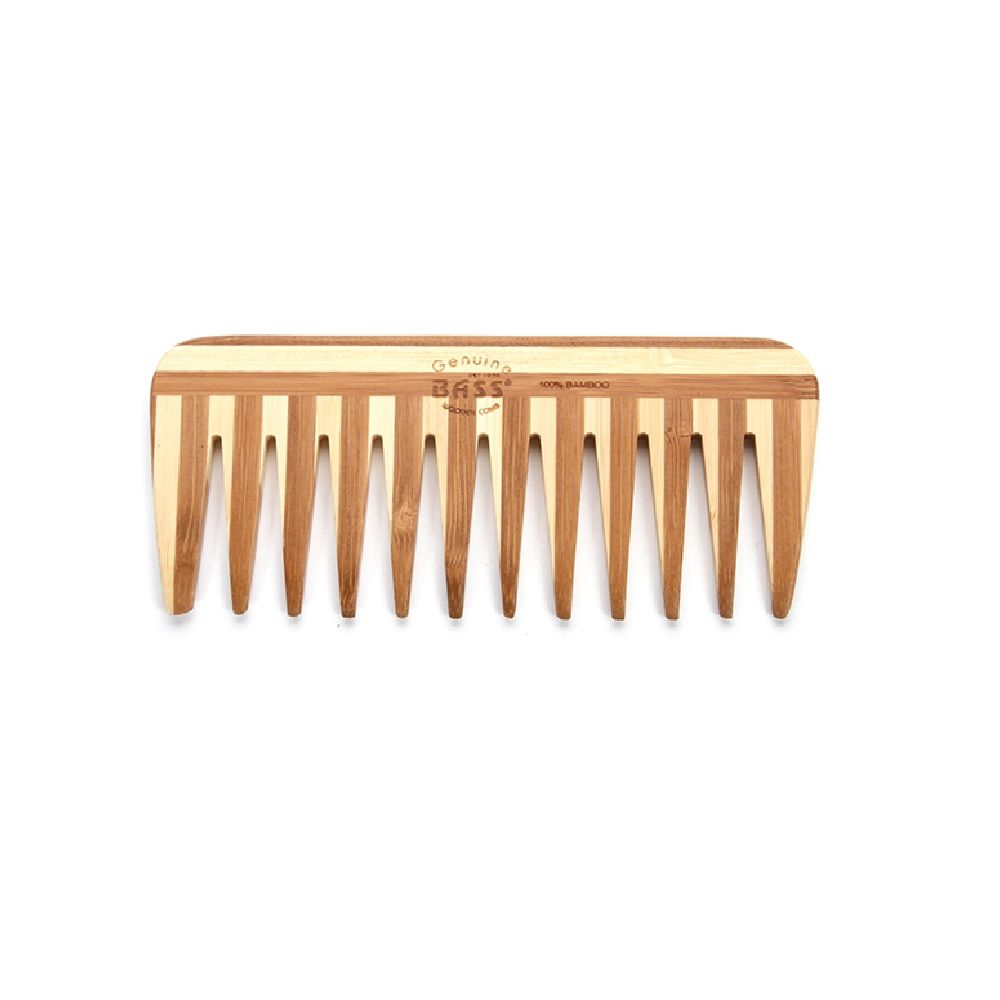 Bass Wide Tooth Medium Wood Comb W2 - Easy Pharmacy LLC