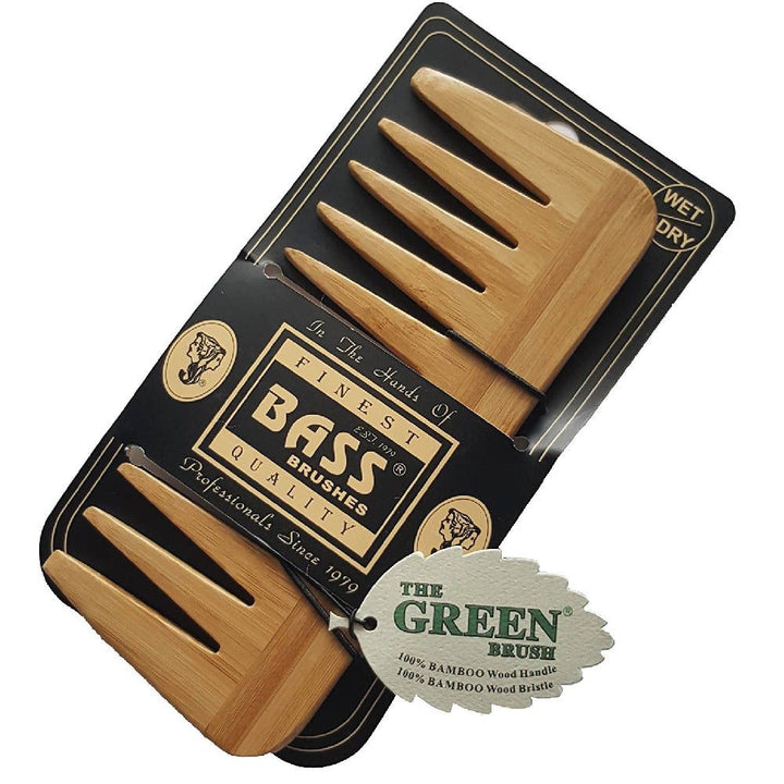 Bass Wide Tooth Medium Wood Comb W2 - Easy Pharmacy LLC