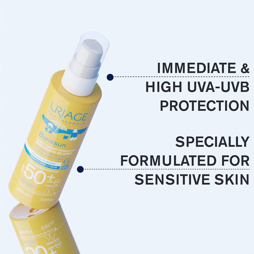Uriage Bariesun SPF 50+ Sunscreen & Moisturizing Kids Spray For Sensitive Skin 200ml - Easy Pharmacy LLC